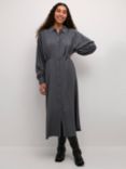 KAFFE Jola Shirt Maxi Dress, Grey