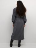 KAFFE Jola Shirt Maxi Dress, Grey