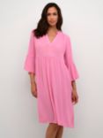 KAFFE Lauren A-Line Dress, Pink