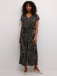 KAFFE Kamille Jumpsuit, Black/Turtledove