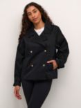 KAFFE Elise Trench Jacket, Black Deep