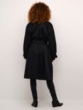 KAFFE Elise Trench Coat, Black Deep