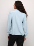 KAFFE Dorit Frill Blouse, Celestial Blue