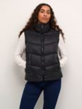 KAFFE Susanne Puffer Gilet, Deep Black