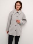 KAFFE Maja Wool Blend Coat, Grey