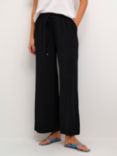 KAFFE Mallie Jersey Trousers, Deep Black