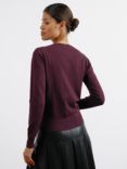 Albaray Cashmere Blend Crew Jumper, Burgundy