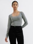 Albaray Scoop Neck Jumper, Grey