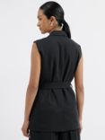 Albaray Tailored Sleeveless Jacket, Black