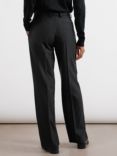 Albaray Straight Tailored Trousers, Black