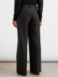 Albaray Tailored Wide Leg Trousers, Black