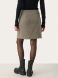 Part Two Corinne Check Mini Skirt, Brown/Multi