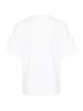 Part Two Jamina Stay Organic Cotton T-Shirt, White/Dark Navy