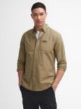 Barbour International Kinetic Cotton Shirt, Olive