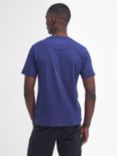 Barbour International Small Logo Cotton T-Shirt, Royal Blue