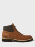 Crew Clothing Leather Boots, Chestnut Brown