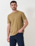 Crew Clothing Cotton T-Shirt, Camel Brown