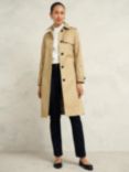 Hobbs Hallie Trench Coat, Fawn Beige