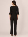 Adrianna Papell Knit Crepe Tie Front Jumpsuit