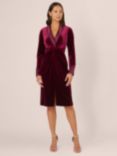 Adrianna Papell Velvet Tuxedo Dress