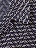 Reiss Jono Geometric Print Shirt, Navy