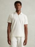 Reiss Albany Textured Zip-Neck Polo Shirt