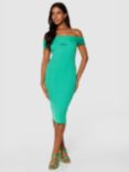 Closet London Bandeau Bodycon Dress, Green