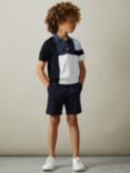 Reiss Kids' Charge Colour Block Polo Shirt