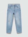 Mango Kids' Greya Cotton Mom Jeans