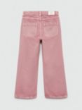 Mango Kids' Straight Leg Jeans, Pink