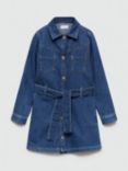 Mango Kids' Anna Denim Dress, Navy