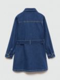 Mango Kids' Anna Denim Dress, Navy