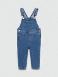 Mango Kids' Lucas Dungarees, Open Blue