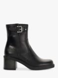 Dune Parlowe Leather Ankle Boots, Black