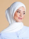 Aab Premium Jersey Hijab, White