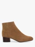 Dune Perrie Suede Ankle Boots, Taupe