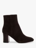 Dune Ollave Suede Ankle Boots, Brown