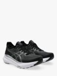 ASICS Women's Gel Kayano Sports Trainers, Black/Pure Silver