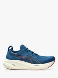 ASICS GEL-NIMBUS 26 Men's Running Shoes, Navy/Orange