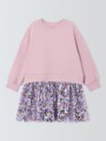 John Lewis Kids' Half and Half Sweater and Sequin Dress