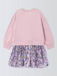 John Lewis Kids' Half and Half Sweater and Sequin Dress