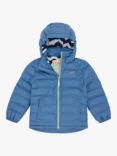 Muddy Puddles Kids' Waterproof Puffer Jacket, Blue