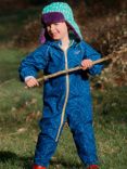 Muddy Puddles Kids' Waterproof EcoSplash Puddlesuit, Navy Constellations