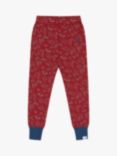 Muddy Puddles Kids' Thermal Baselayer Bottoms, Red/Multi