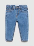 Mango Diego Skinny Jeans, Open Blue