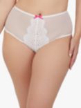 Playful Promises Camille Broderie High Waist Knickers, White