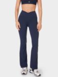 Sweaty Betty Power 32" Workout Bootcut Trousers, Navy Blue