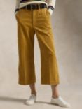 Polo Ralph Lauren Wide Leg Cropped Corduroy Trousers, Tan