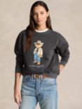 Polo Ralph Lauren Western Bear Jumper, Pebble Black