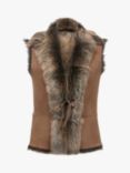 Celtic & Co. Toscana Sheepskin Gilet, Whisky